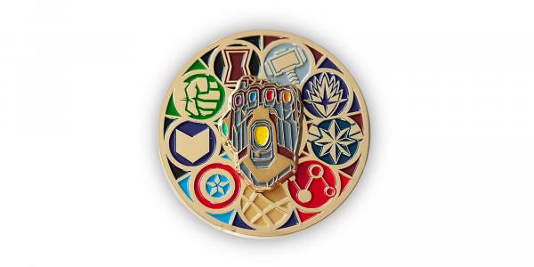 Marvel Infinity War Spinning Stark Gauntlet Exclusive Pin
