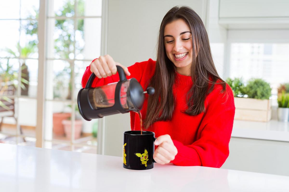 Pokemon Pikachu Evolution 20oz Heat Change Coffee Mug picture