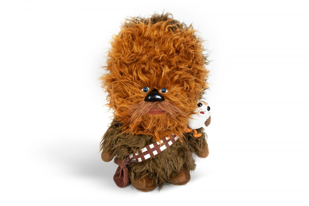 Star Wars 22" Chewbacca w/ Porg Super-Deformed Talking Plush picture