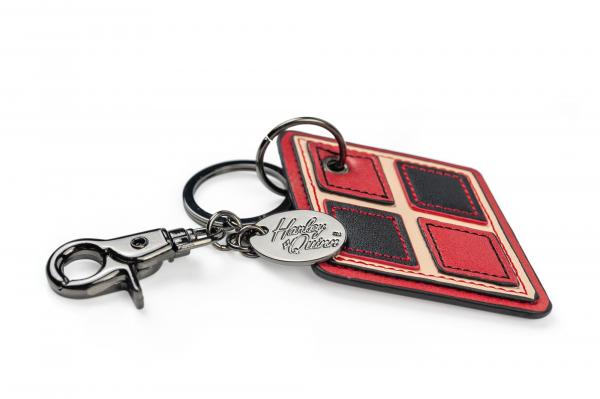 DC Comics Bombshells Harley Quinn Faux Leather Keychain picture