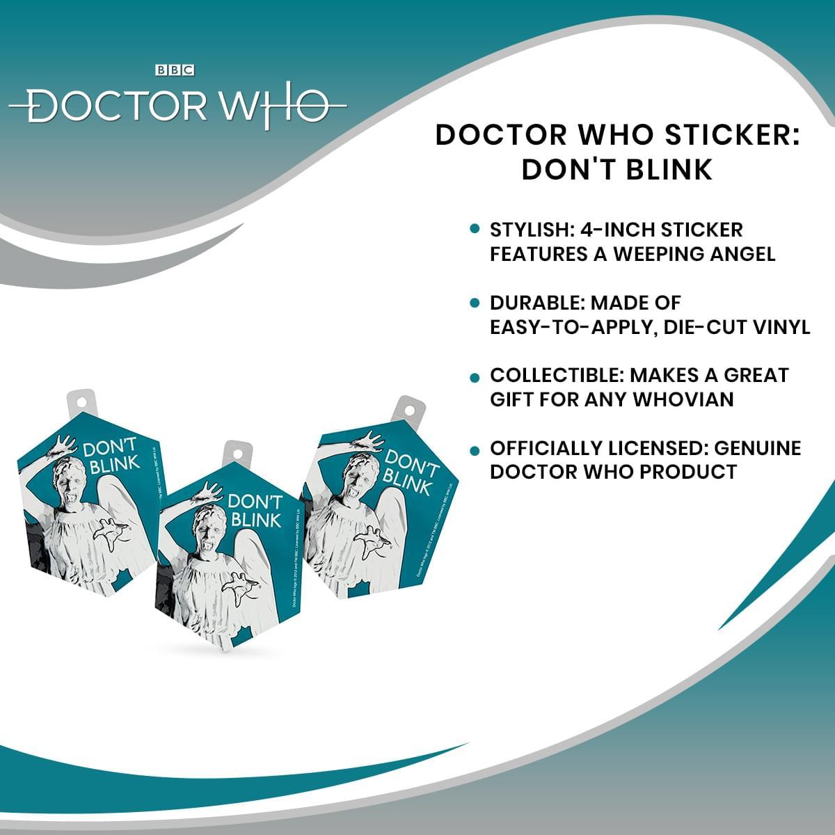 Doctor Who Sticker: Don't Blink picture