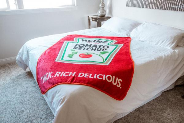 Heinz Ketchup Fleece Throw Blanket picture