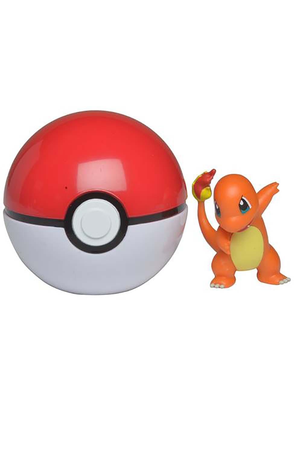 Pokemon Clip N Go Set | 2 Inch Charmander & Poke Ball picture