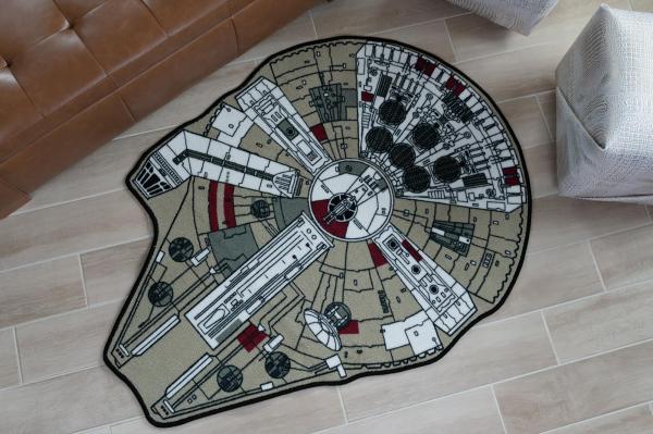 Star Wars Millennium Falcon 39 x 52 Inch Area Rug picture
