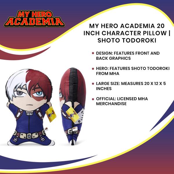 My Hero Academia 20 Inch Character Pillow | Shoto Todoroki picture
