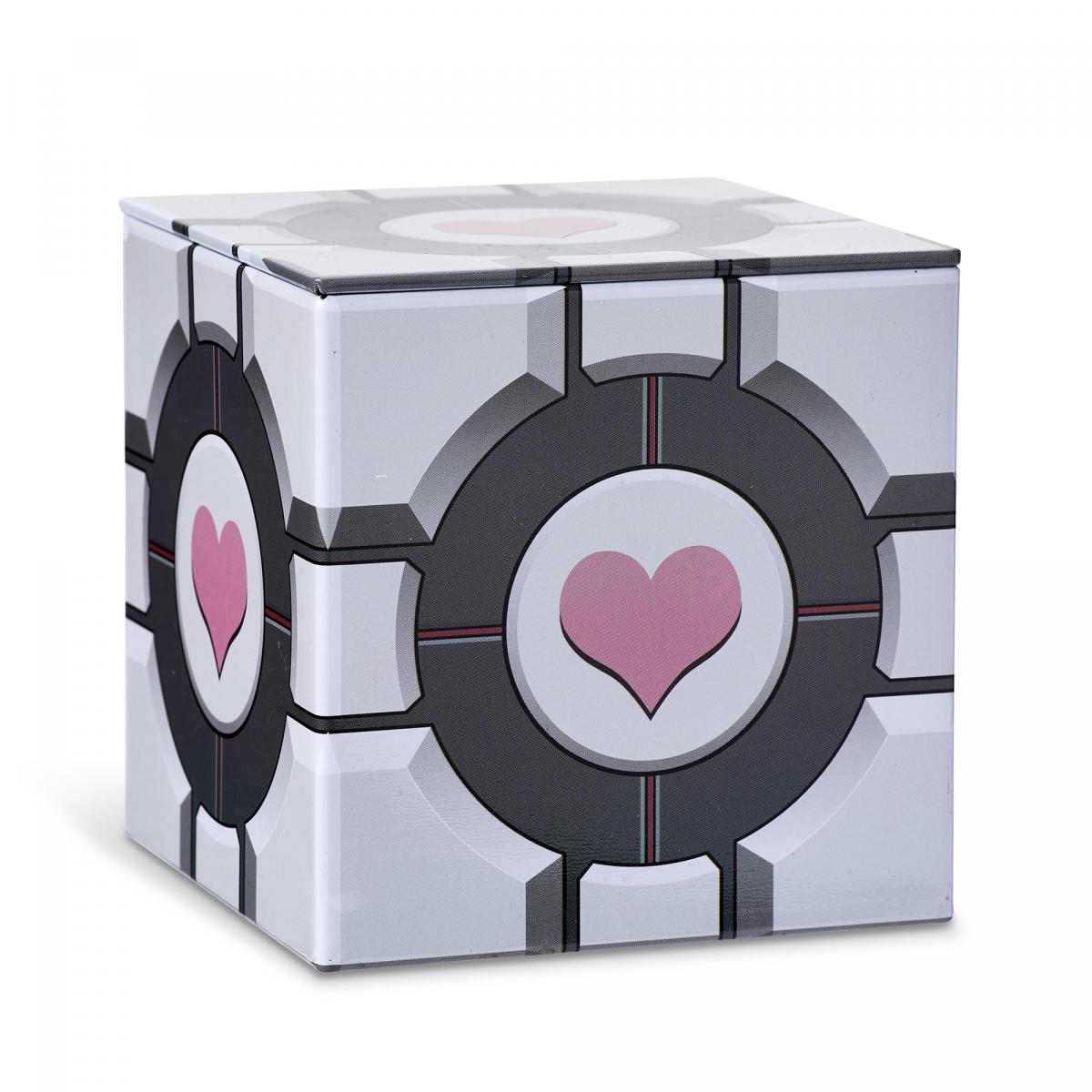 Portal Companion Cube 4 x4 Inch Tin Storage Box picture