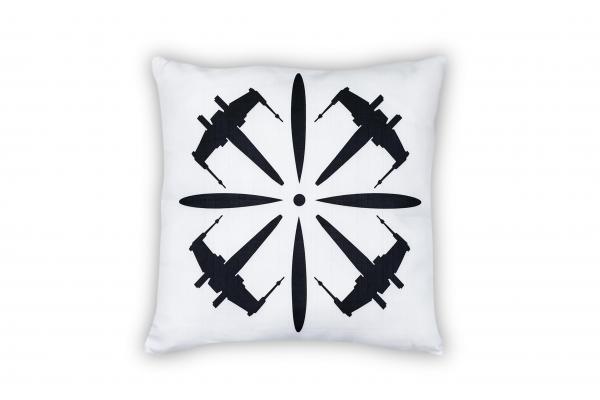 Star Wars X-Wing Fighter 18 x 18 Inch Square Outdoor Pillow