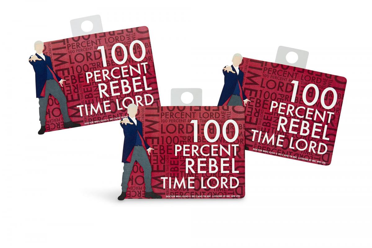 Doctor Who Sticker "100% Rebel Time Lord" picture