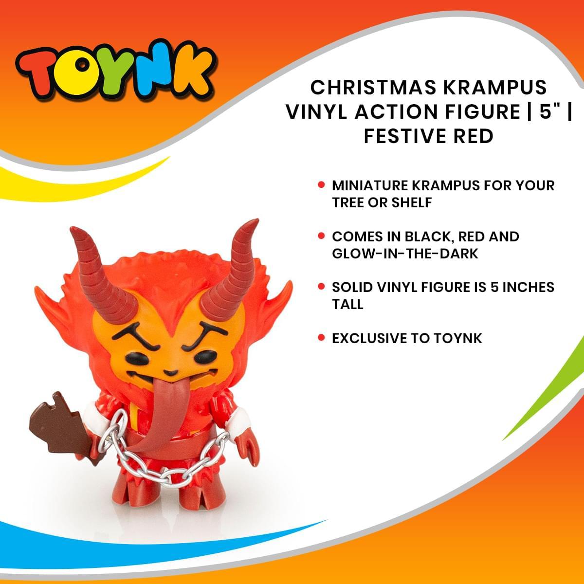 Krampus 5" Vinyl Figure, Festive Red picture