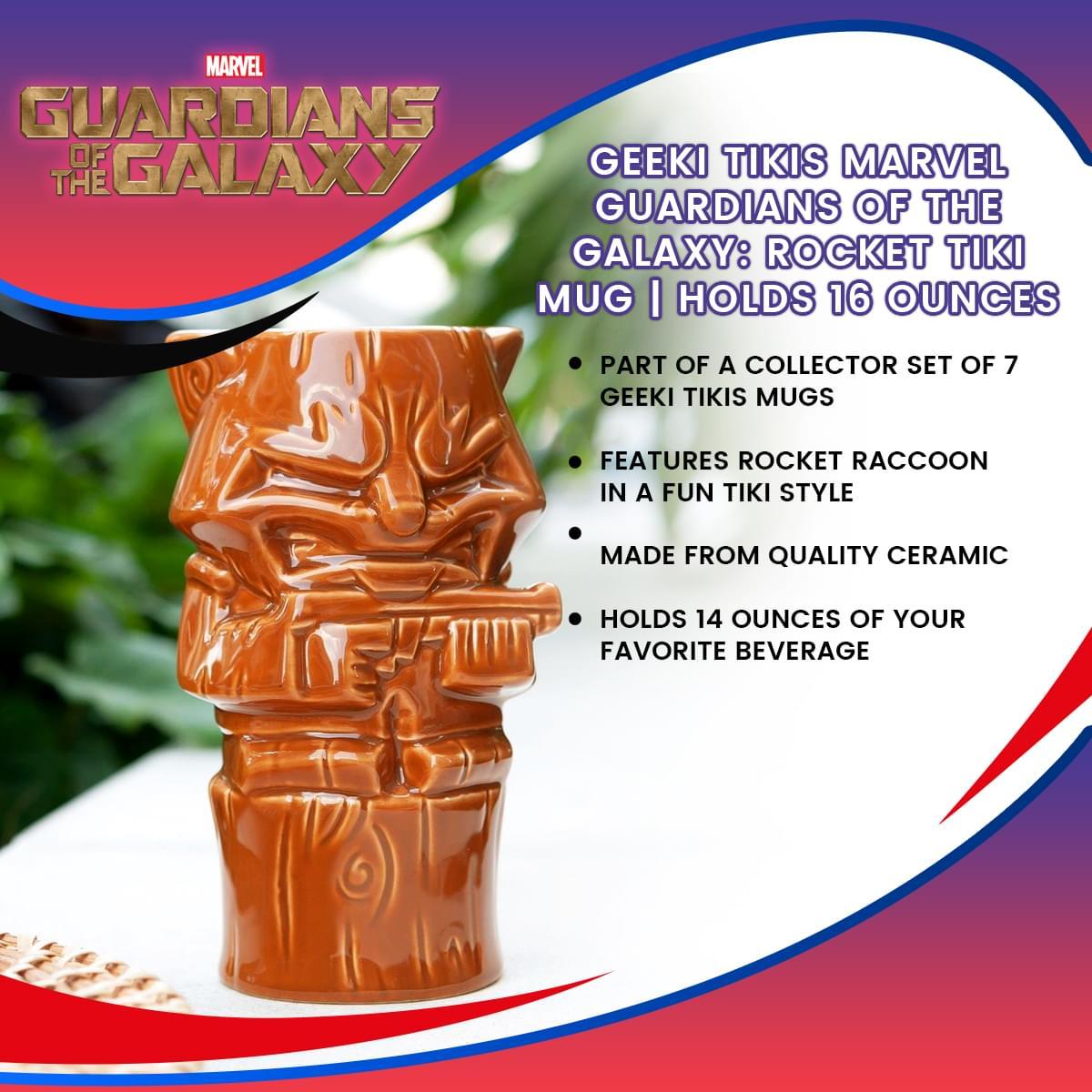 Guardians of the Galaxy 16oz Geeki Tikis: Rocket picture