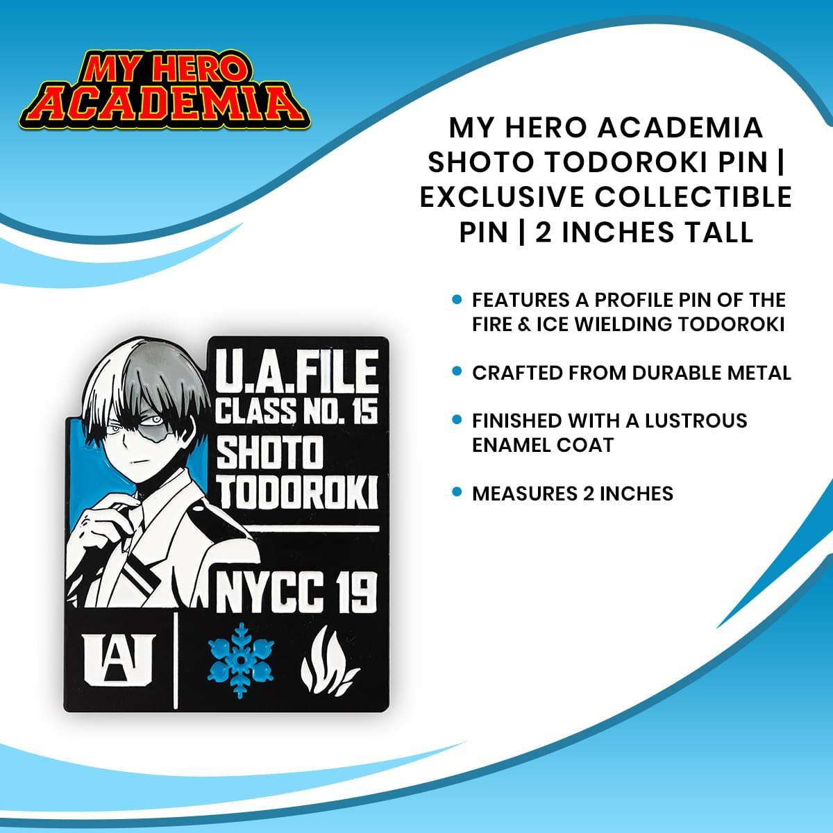 My Hero Academia Shoto Todoroki Exclusive Enamel Pin picture