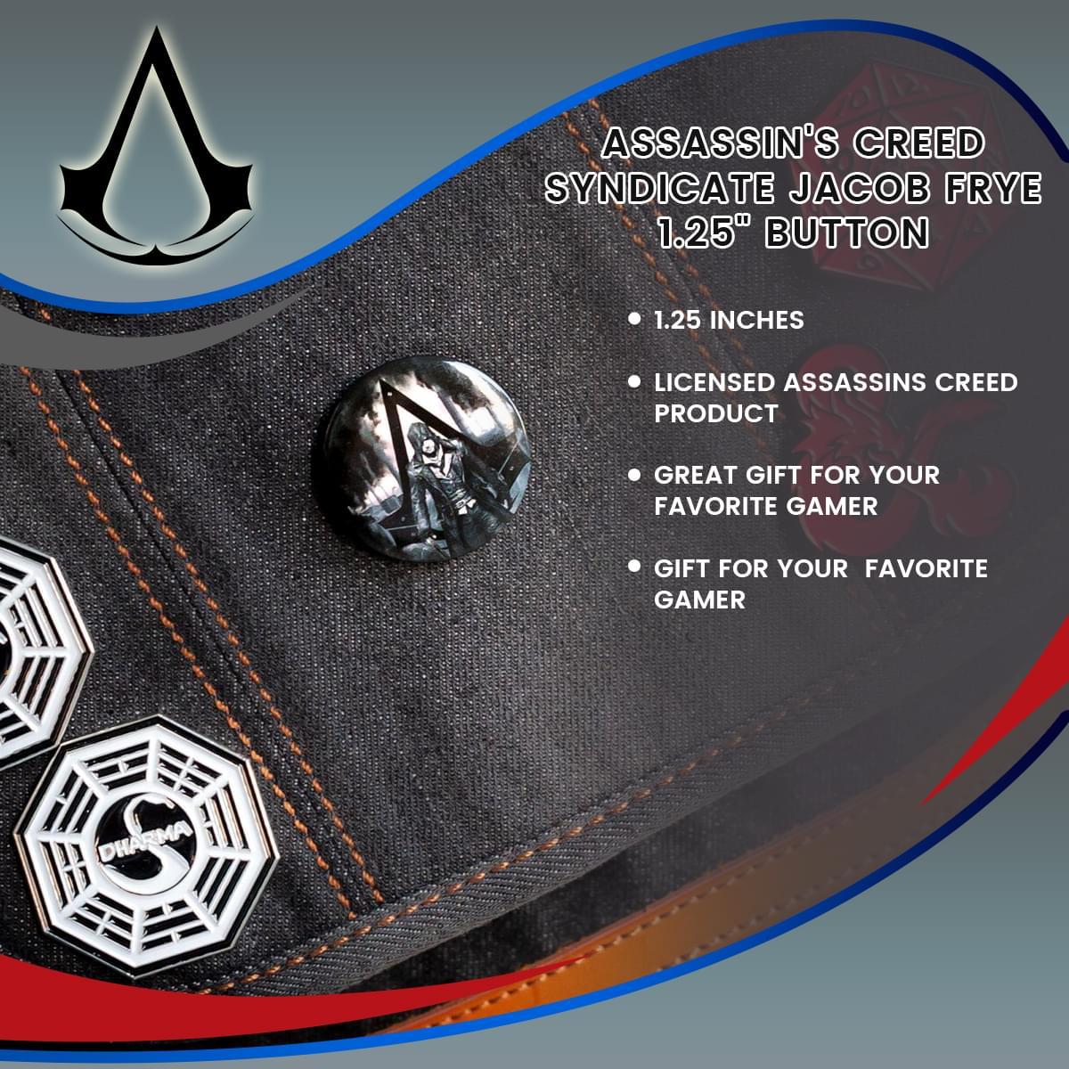 Assassin's Creed Syndicate Jacob Frye 1.25" Button picture