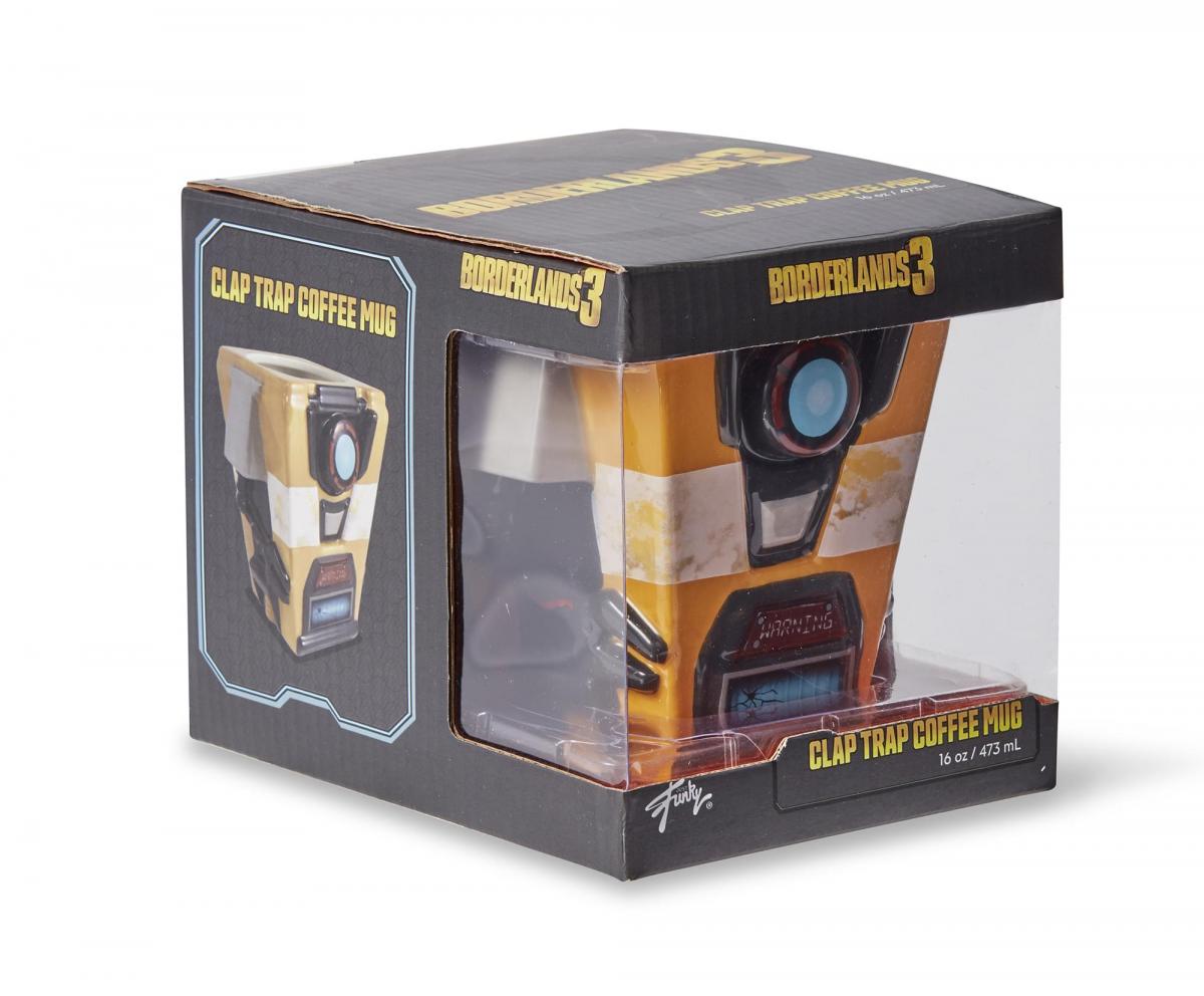 Borderlands Claptrap 16oz Molded Ceramic Mug picture