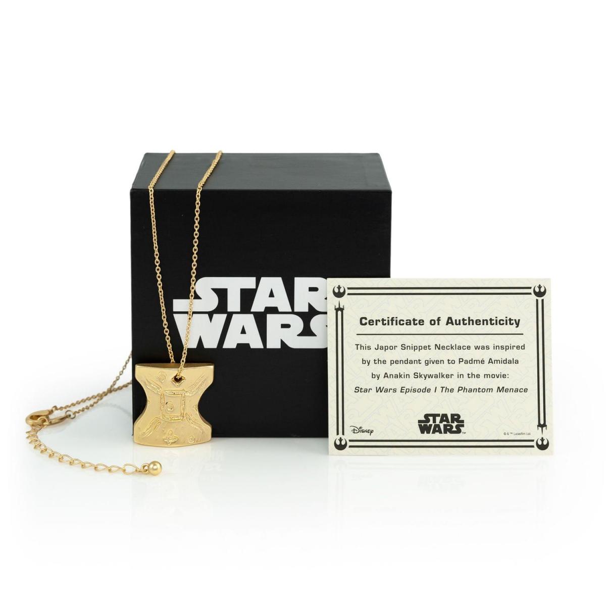 Star Wars Padme Amidala Japor Snippet Necklace Boxed 2019 picture