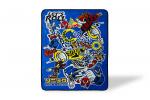 Sonic The Hedgehog Sticker Bomb 45 x 60 Inch Throw Blanket