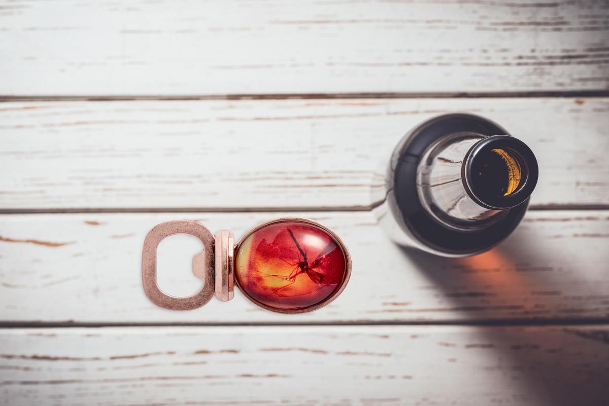 Jurassic Park Mosquito In Amber Bottle Opener picture