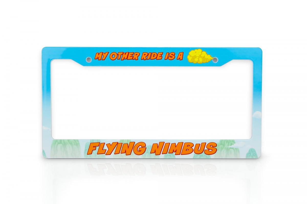 DBZ My Other Ride Is A Flying Nimbus License Plate Frame picture