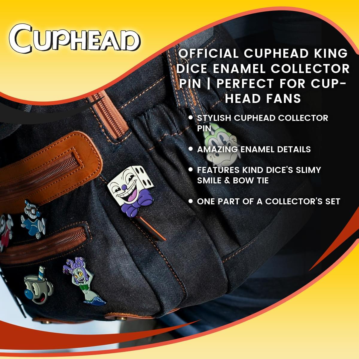 Cuphead King Dice Enamel Collector Pin picture