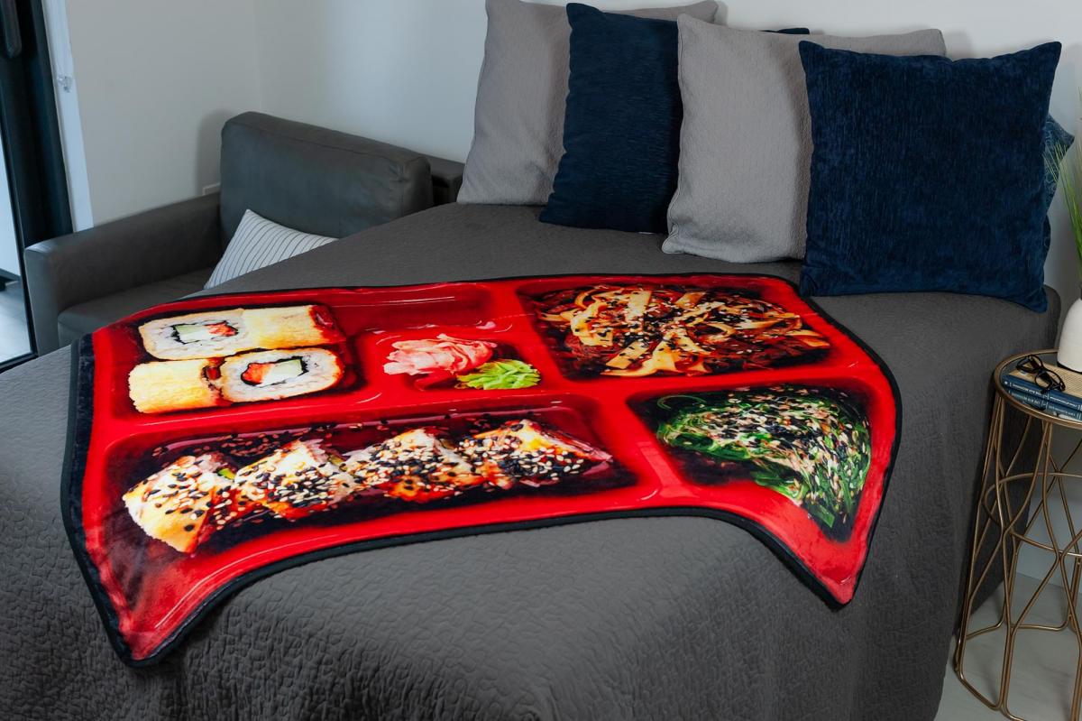 Bento Box 45x60 Inch Fleece Throw Blanket picture