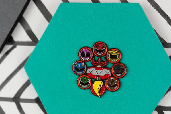 Power Rangers Dino Fury Exclusive Deluxe Enamel Pin picture
