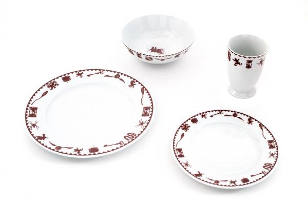 Harry Potter Icons 4 Piece Ceramic Dinner Set picture
