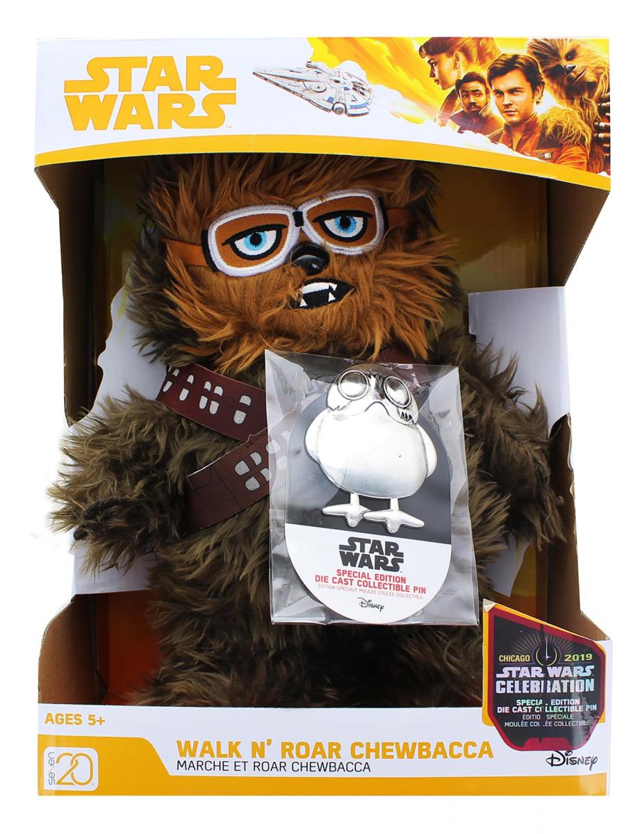 Star Wars Exclusive Chewbacca Walk N Roar 12 Inch Plush w/ P picture