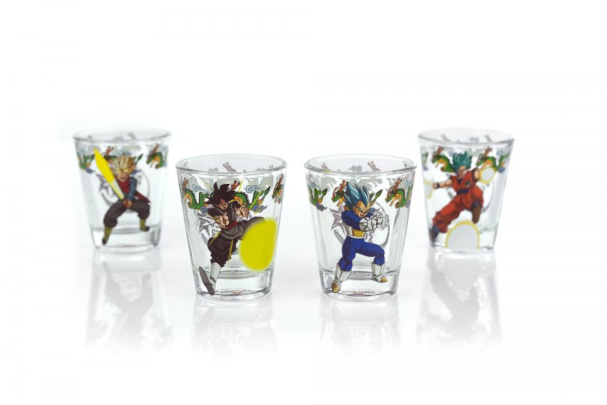 Dragon Ball Super 2oz Character Shot Glasses | Set of 4 picture