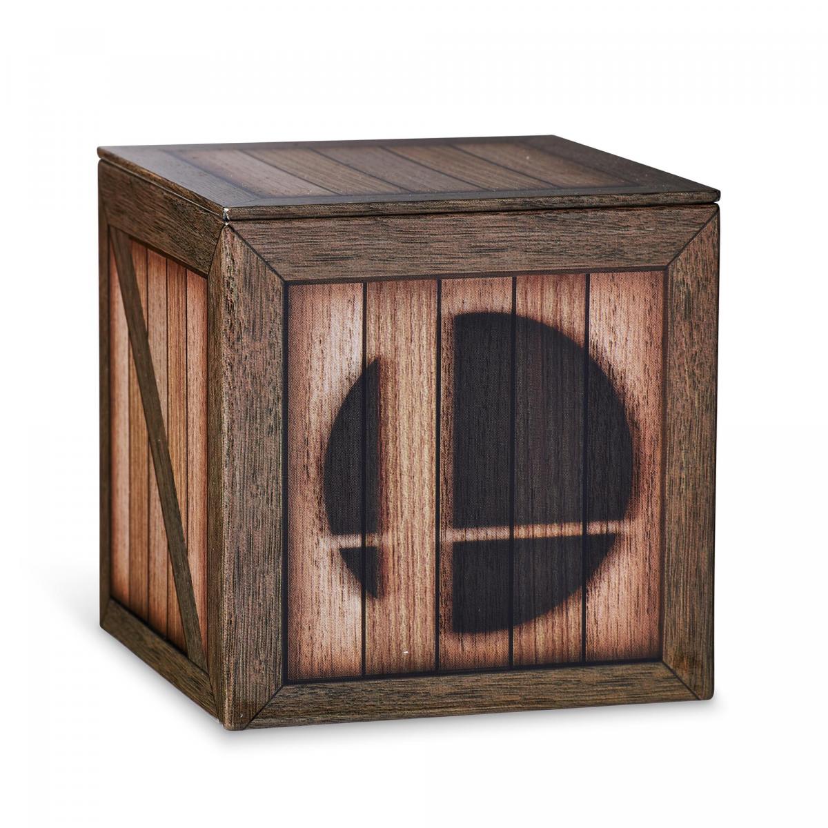 Nintendo Smash Brothers Crate 4 x 4 Inch Tin Storage Box picture