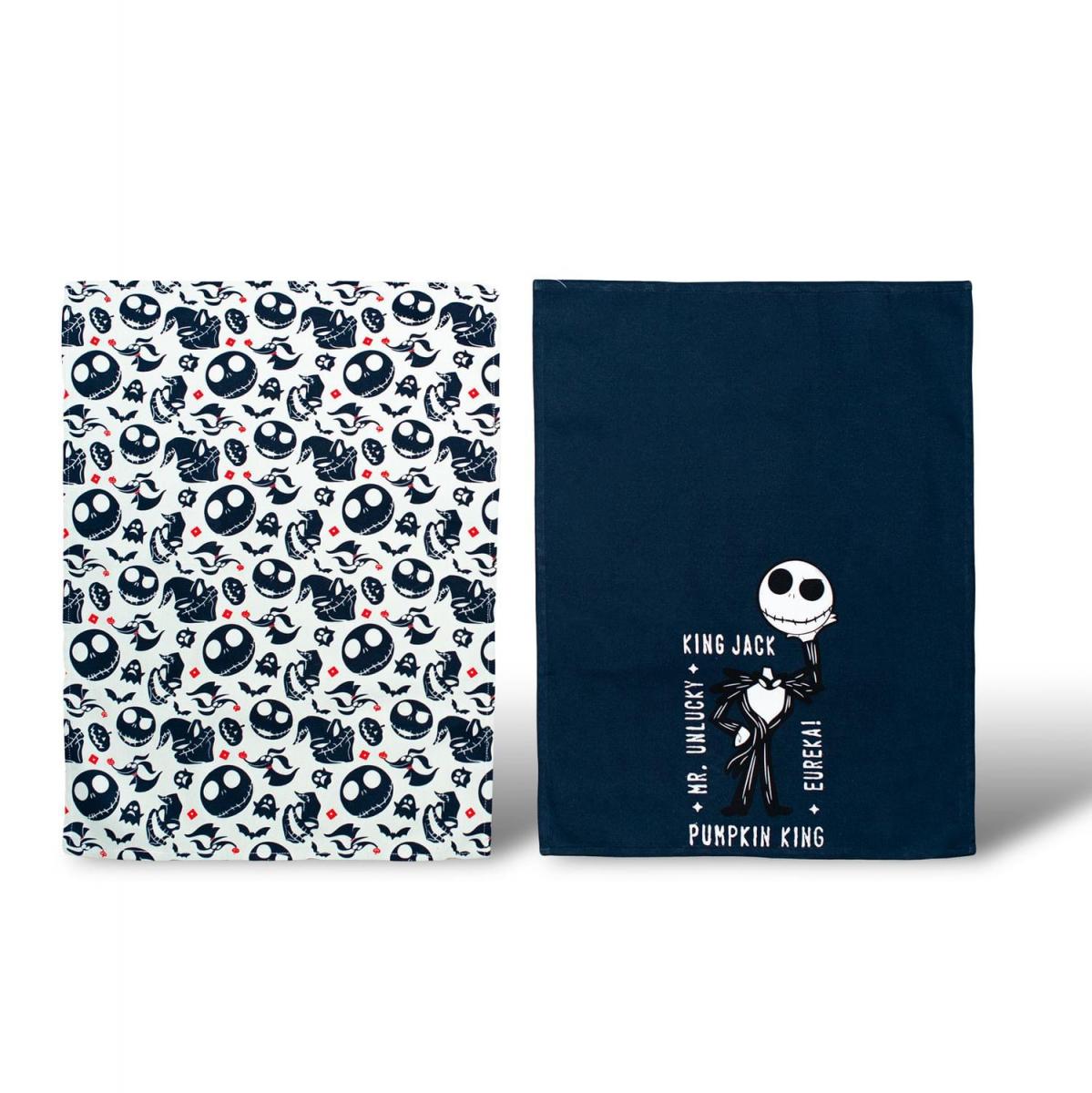 Nightmare Before Christmas Jack Skelington Dish Towel 2-Pack picture
