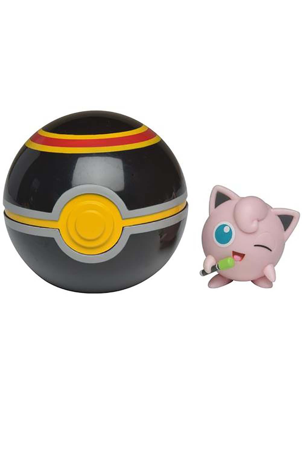 Pokemon Clip N Go Set | 2 Inch Jigglypuff & Luxury Ball picture