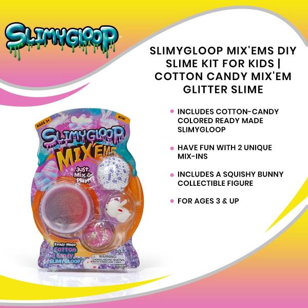 Slimygloop Mix Ems Cotton Candy DIY Slime Kit picture