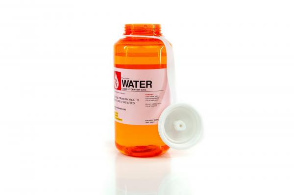 Prescription Water 32oz Plastic Water Bottle w/ Lid picture
