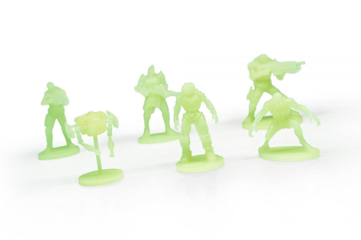 Gears of War Nanoforce Figure Collection | 6 Pack | GITD picture