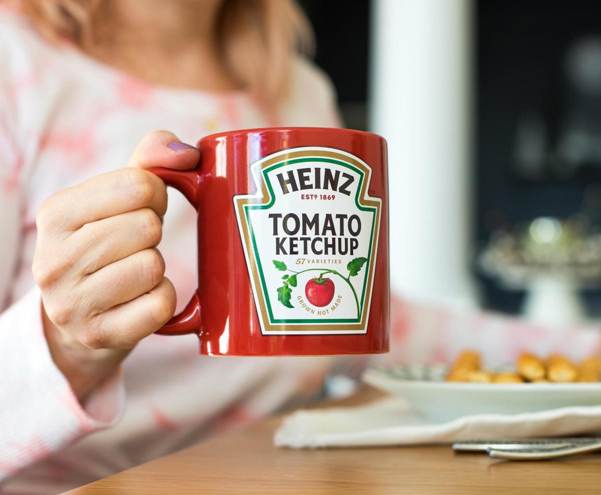 Heinz Ketchup Logo 16 oz Ceramic Coffee Mug picture