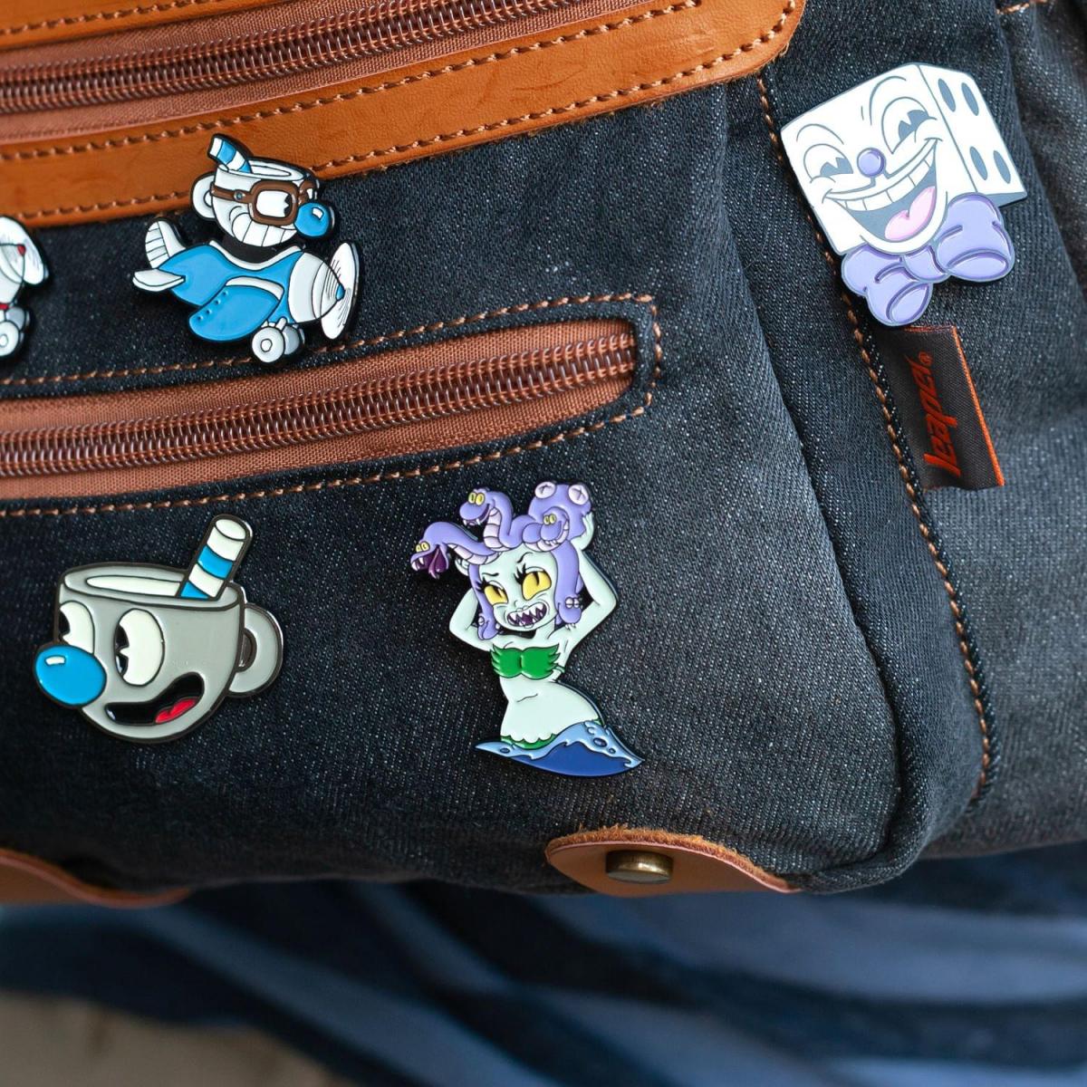 Cuphead Medusa Enamel Collector Pin picture