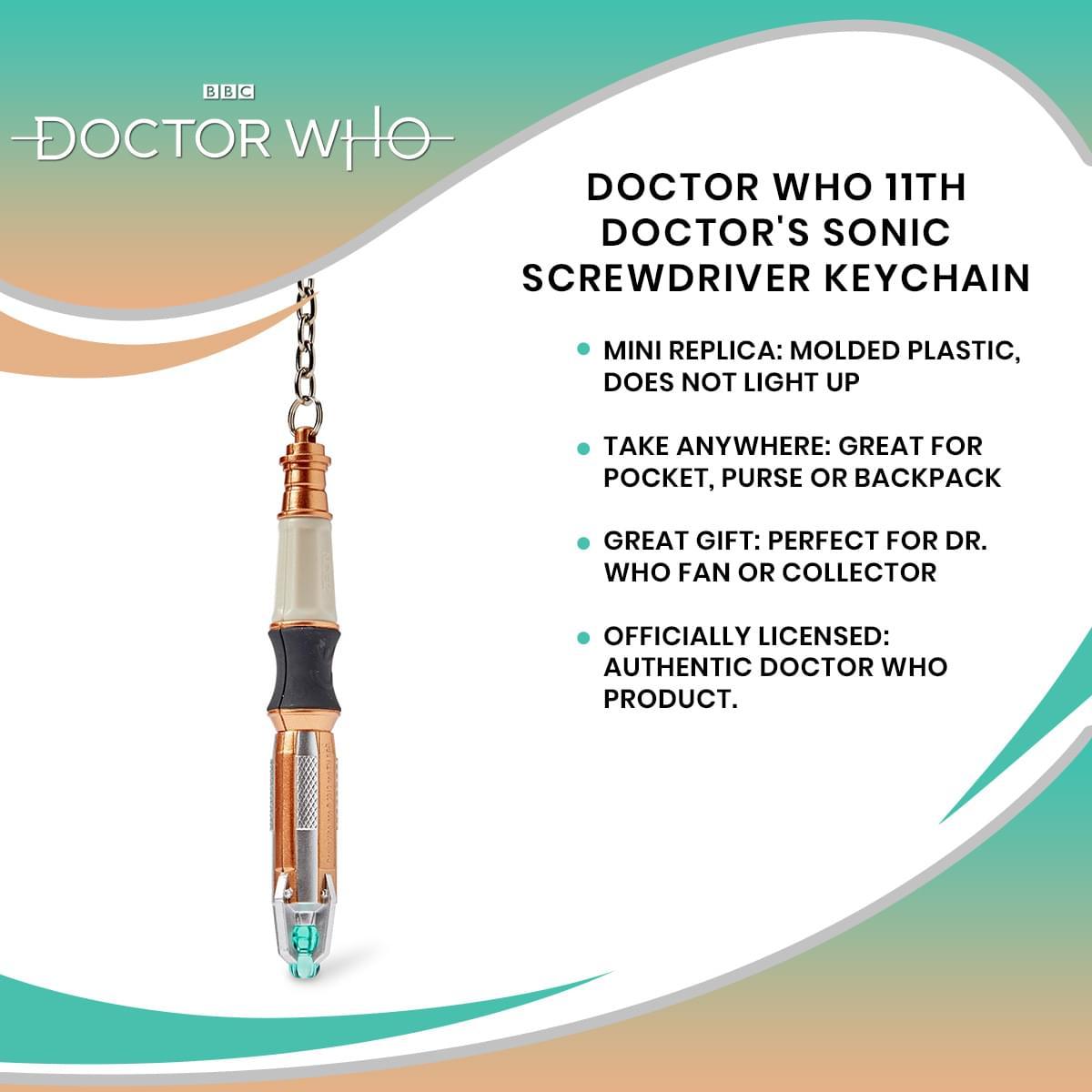 Doctor Who 11th Doctor's Sonic Screwdriver Keychain picture