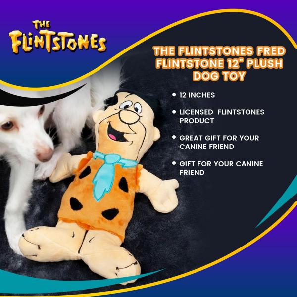 The Flintstones Fred Flintstone 12" Plush Dog Toy picture