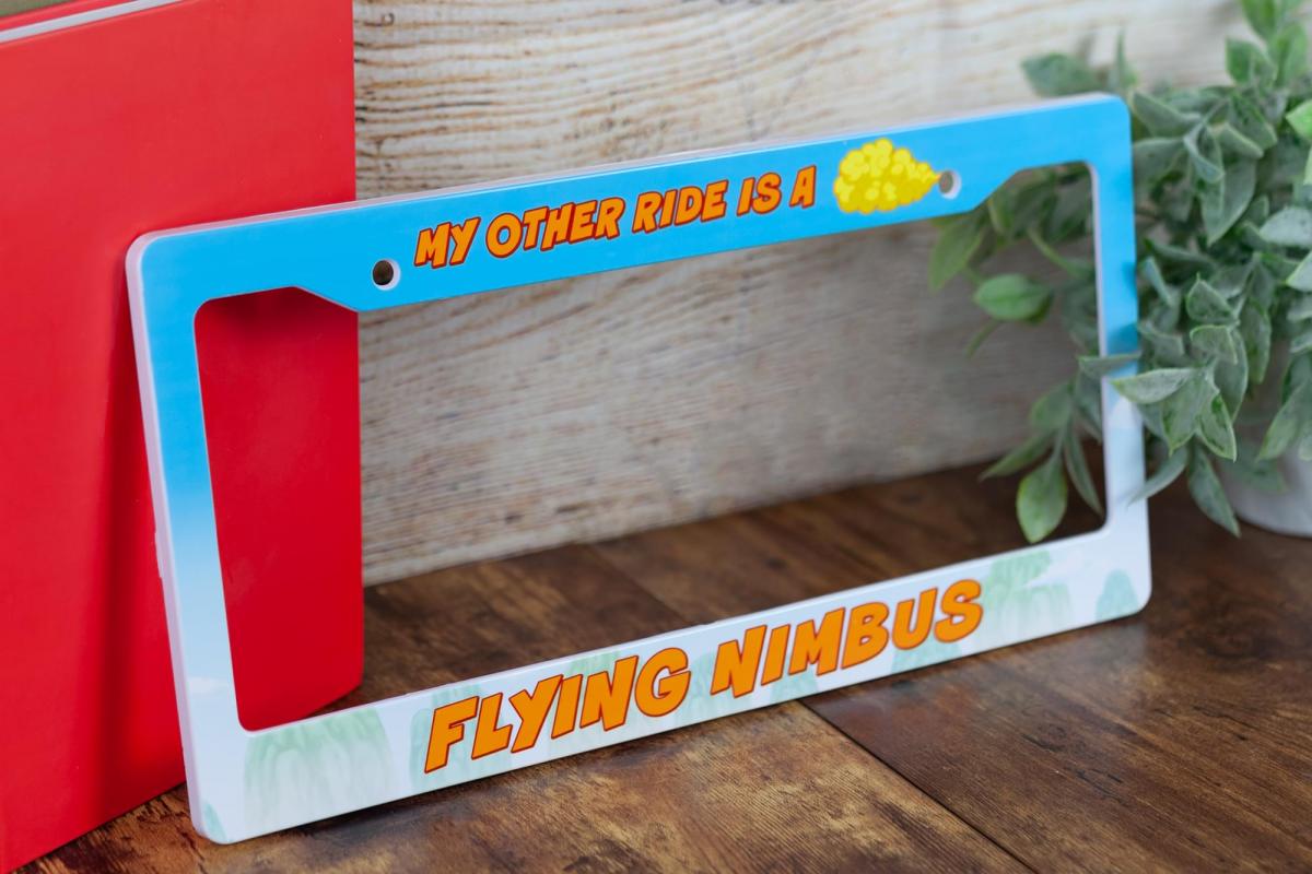 DBZ My Other Ride Is A Flying Nimbus License Plate Frame picture