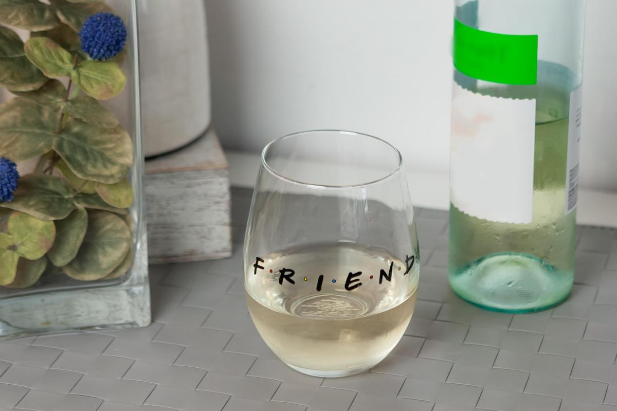 Friends Logo 20oz Stemless Wine Glass picture