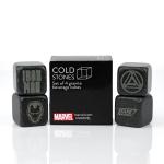 Marvel Iron Man Cold Stones, Set of 4 Granite Beverage Cubes