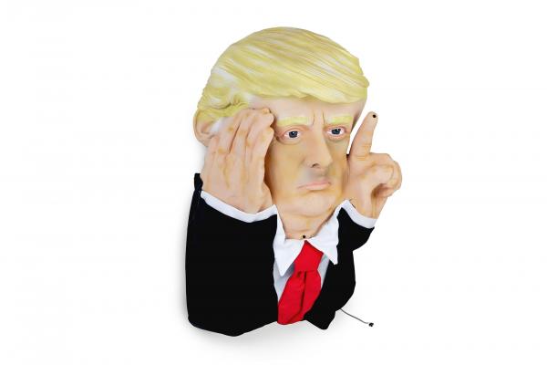 Scary Peeper Tapping President Halloween Decoration picture