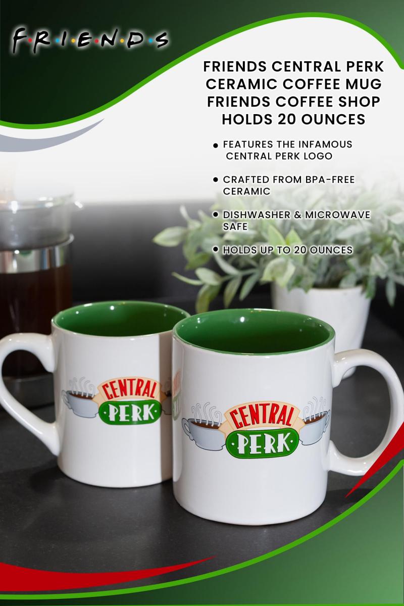 Friends Central Perk Ceramic 20oz White Ceramic Mug picture