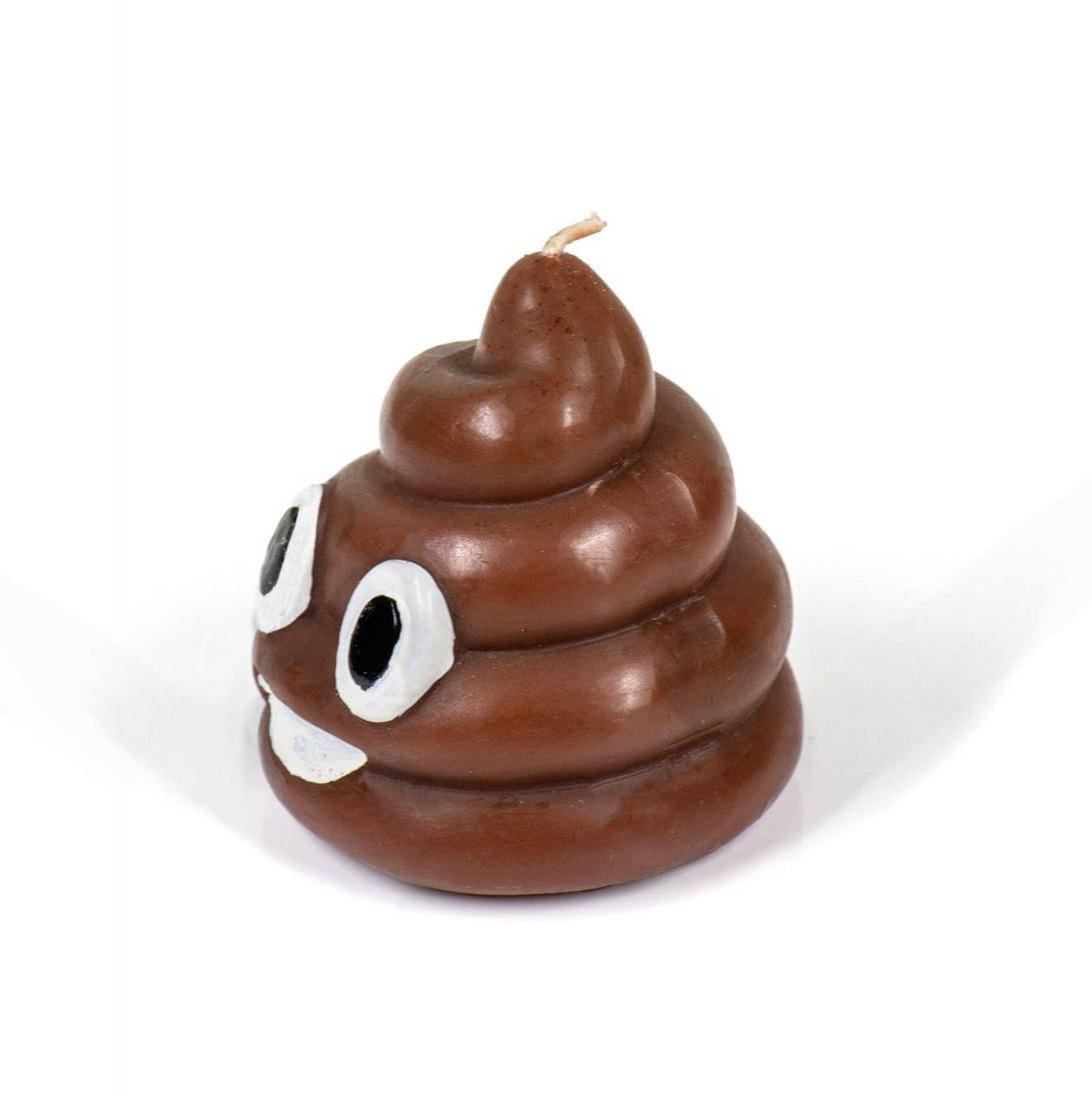 My Sh*T Doesn't Stink Poop Emoji Candle, Rose Scented picture