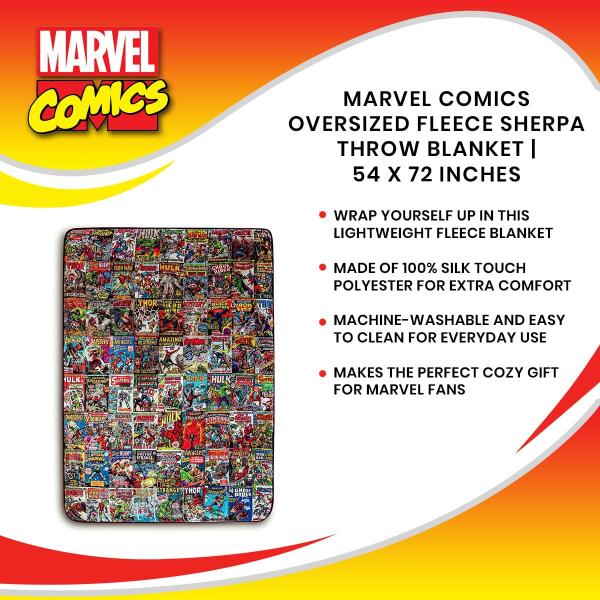 Marvel Comics Oversized Throw Blanket picture