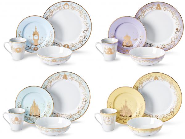 Disney 16 Piece Dinner Collection 1| Plates | Bowls | Mugs