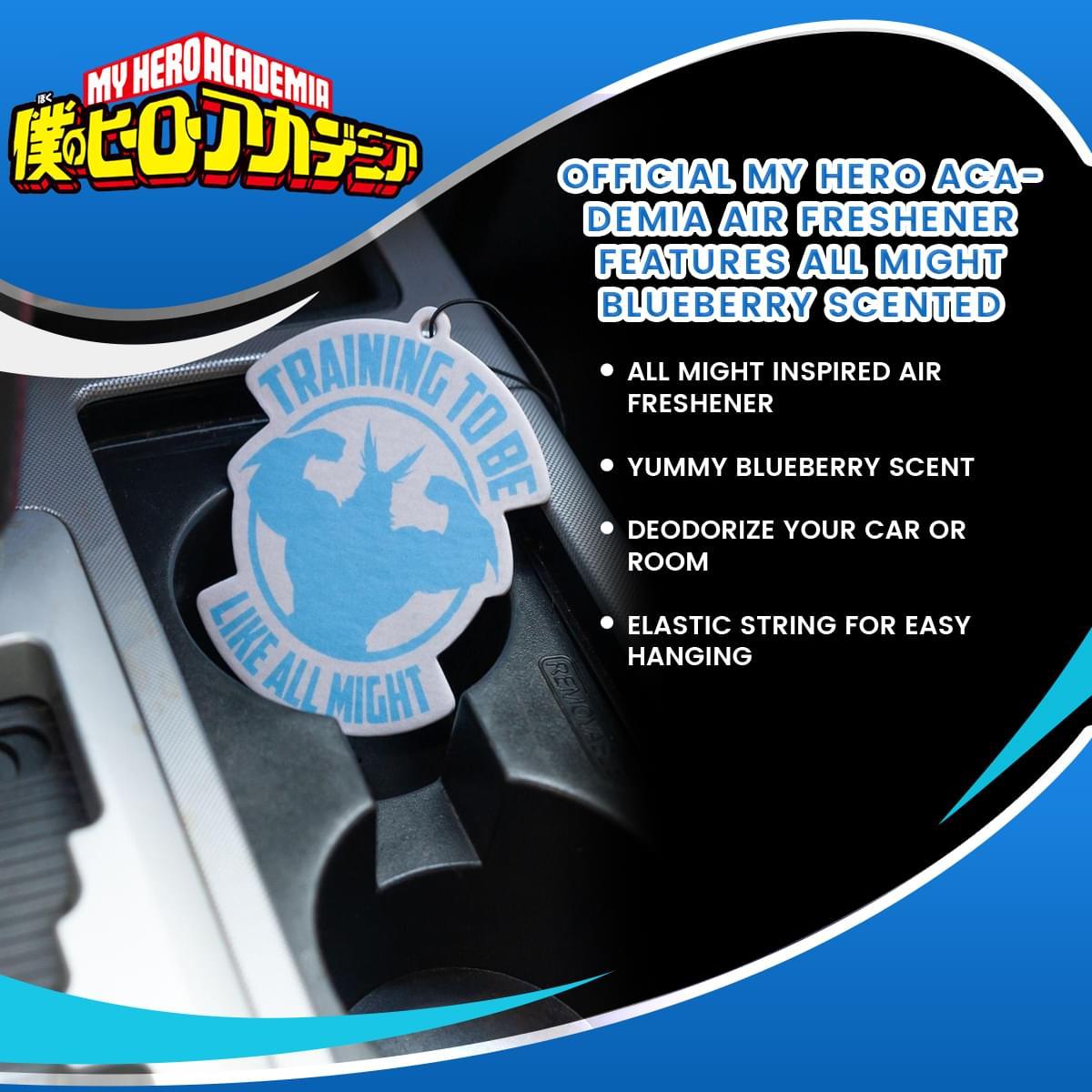 My Hero Academia All Might Air Freshener - Blueberry Scented picture