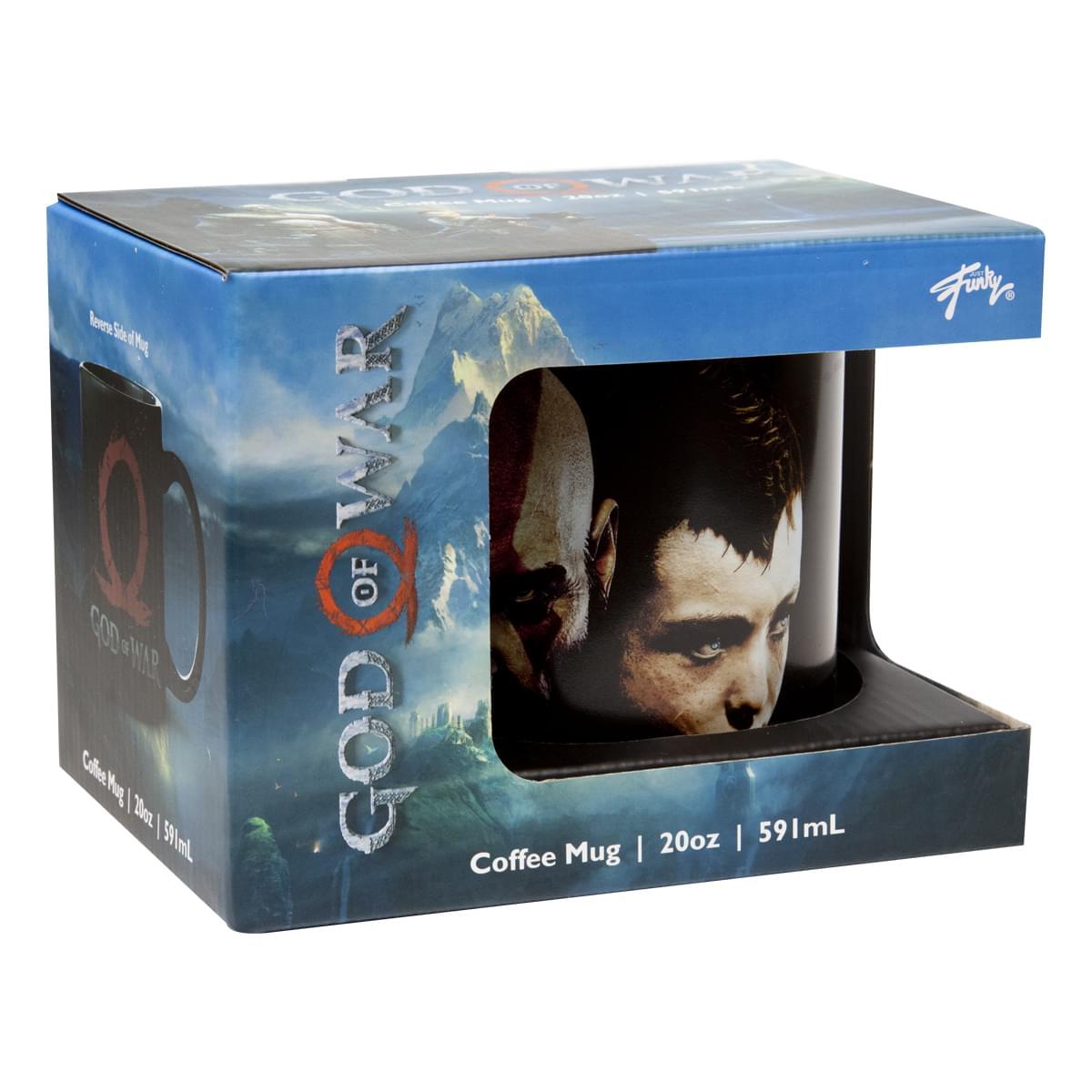 God of War 2018 Kratos & Son 20oz Ceramic Coffee Mug picture