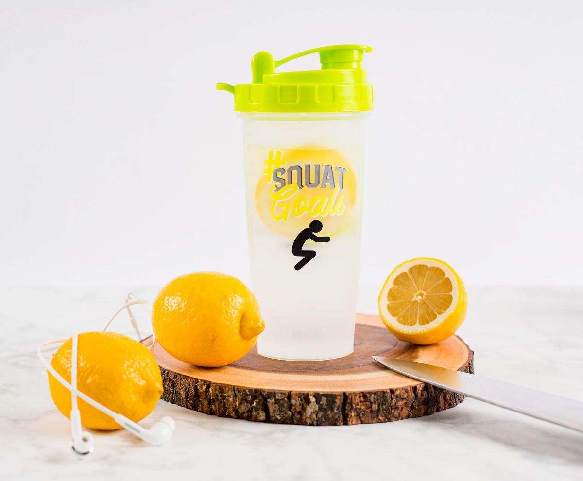 #SquatGoals Plastic Shaker Bottle picture