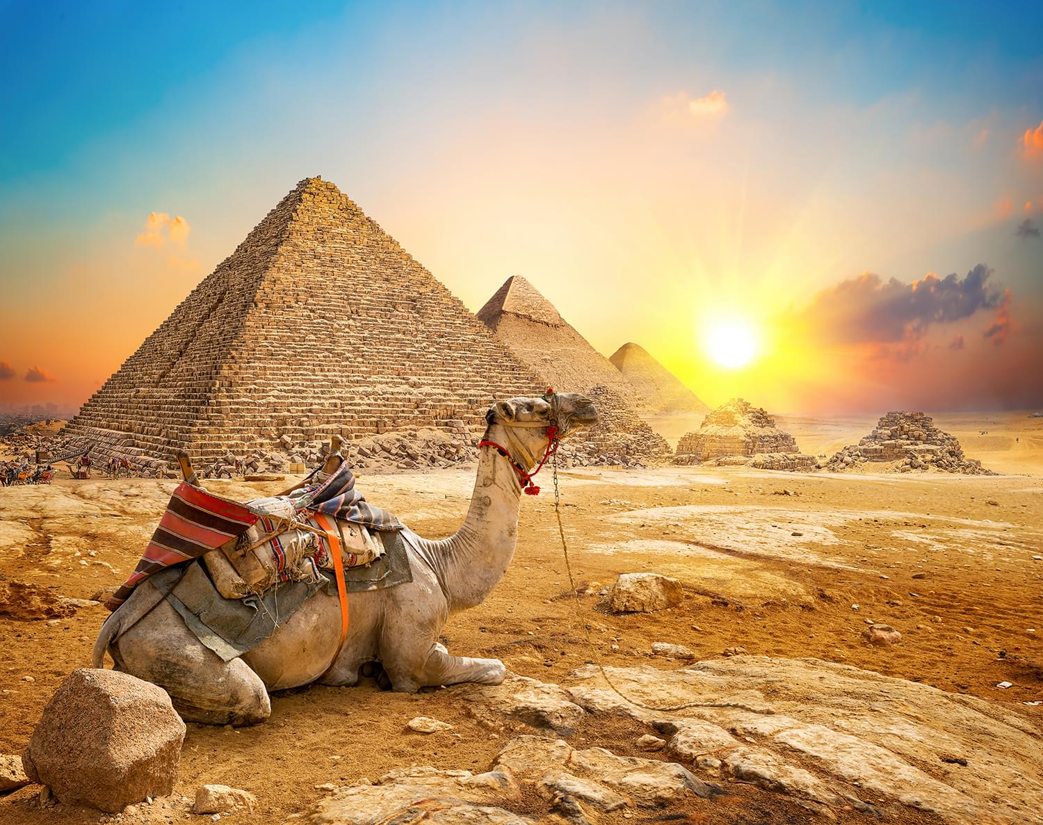Giza Sunrise Ancient Egypt Pyramid Puzzle | 1000 Piece Jigsaw Puzzle picture