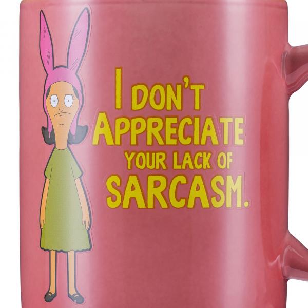 Bob's Burgers Louise Belcher Sarcasm 12oz Coffee Mug picture